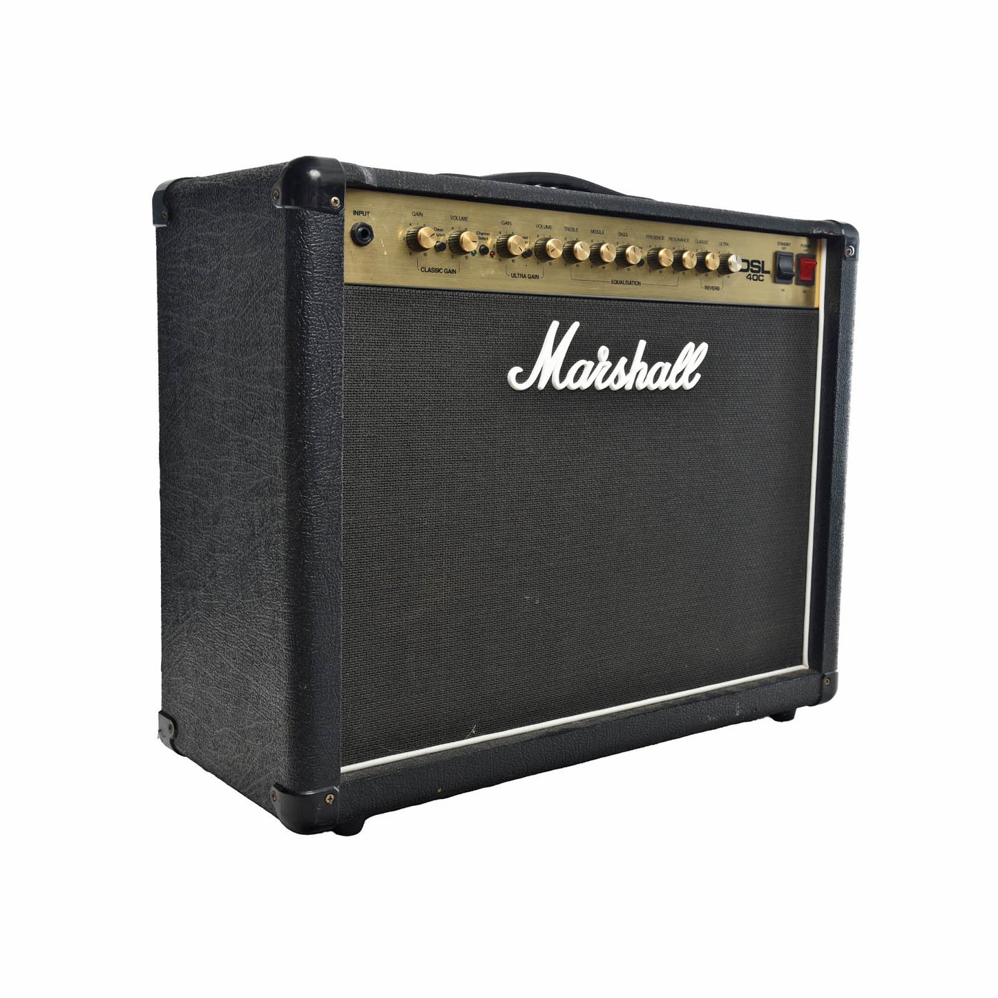 Front and side of Marshall DSL40C Combo Amp