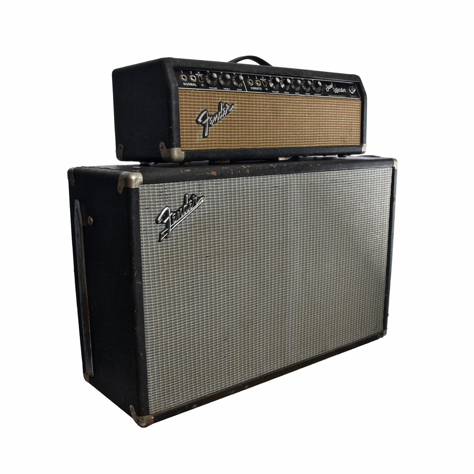 Front and side of Fender Bandmaster Rig 