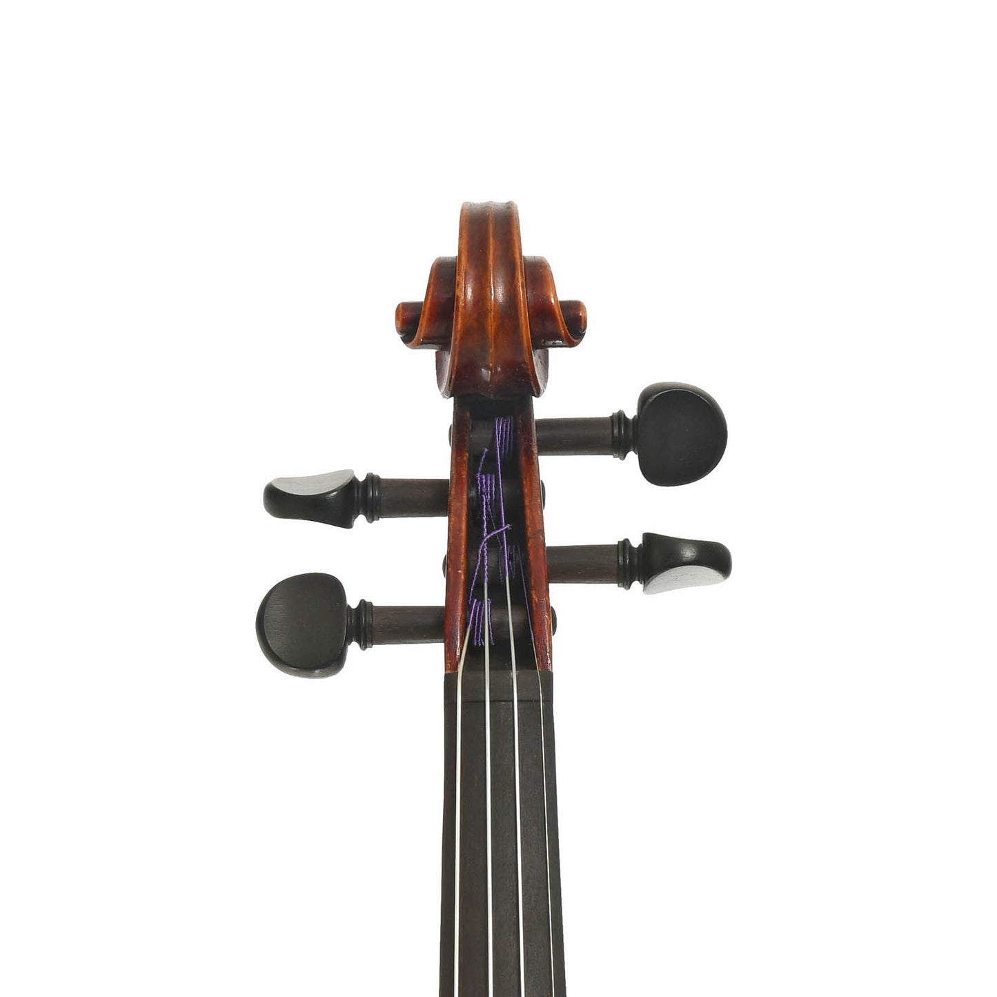 Headstock of Vuillaume Label Violin