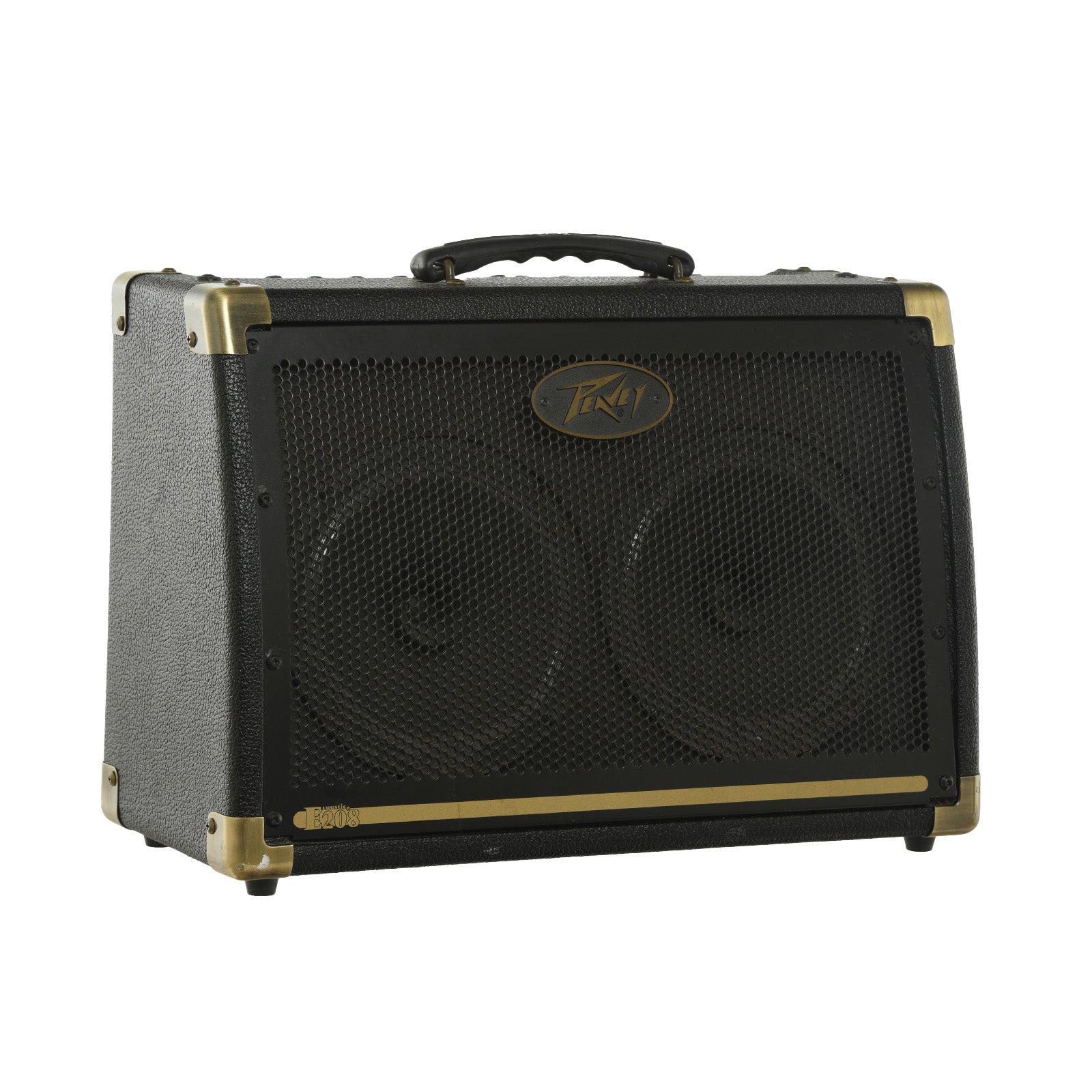 Front and side of Peavey Ecoustic E208 Acoustic Amplifier 