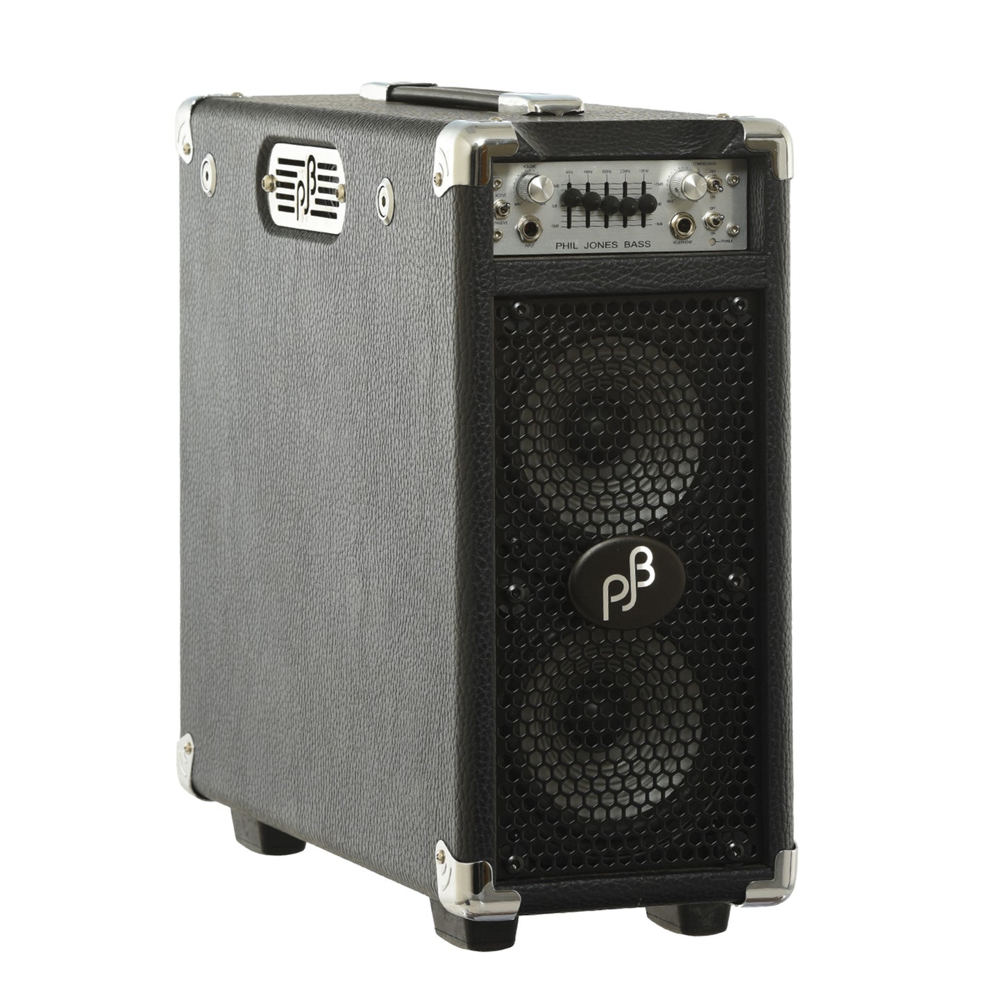 Front and side of Phil Jones Briefcase Bass Combo Amp