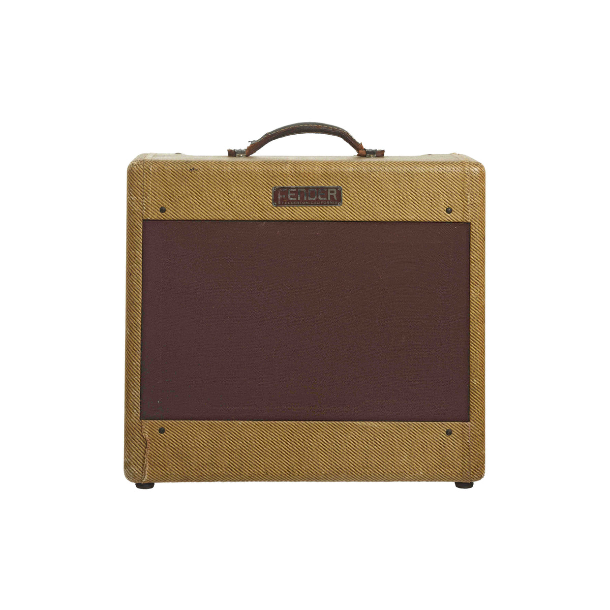 Front of Fender Deluxe Combo Amp (1953)