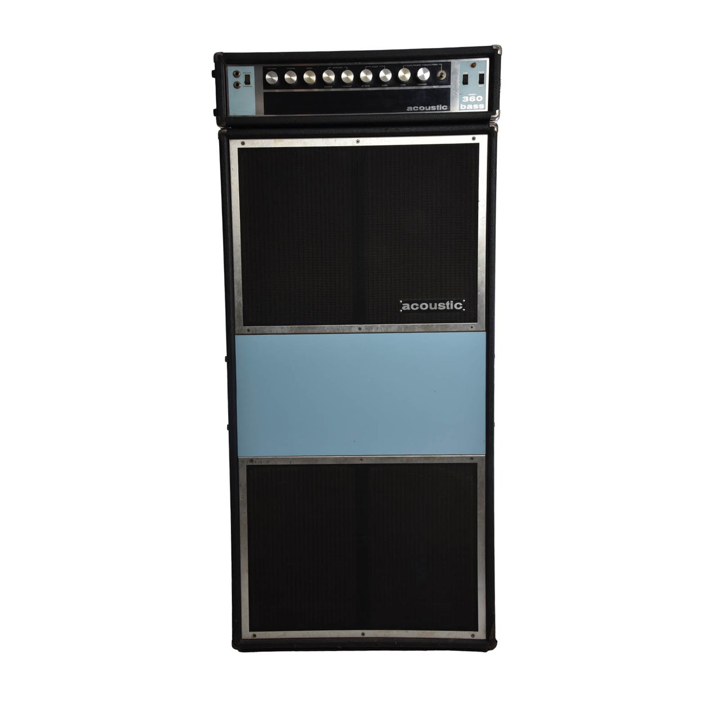 Front of Acoustic 360/361 Bass Rig