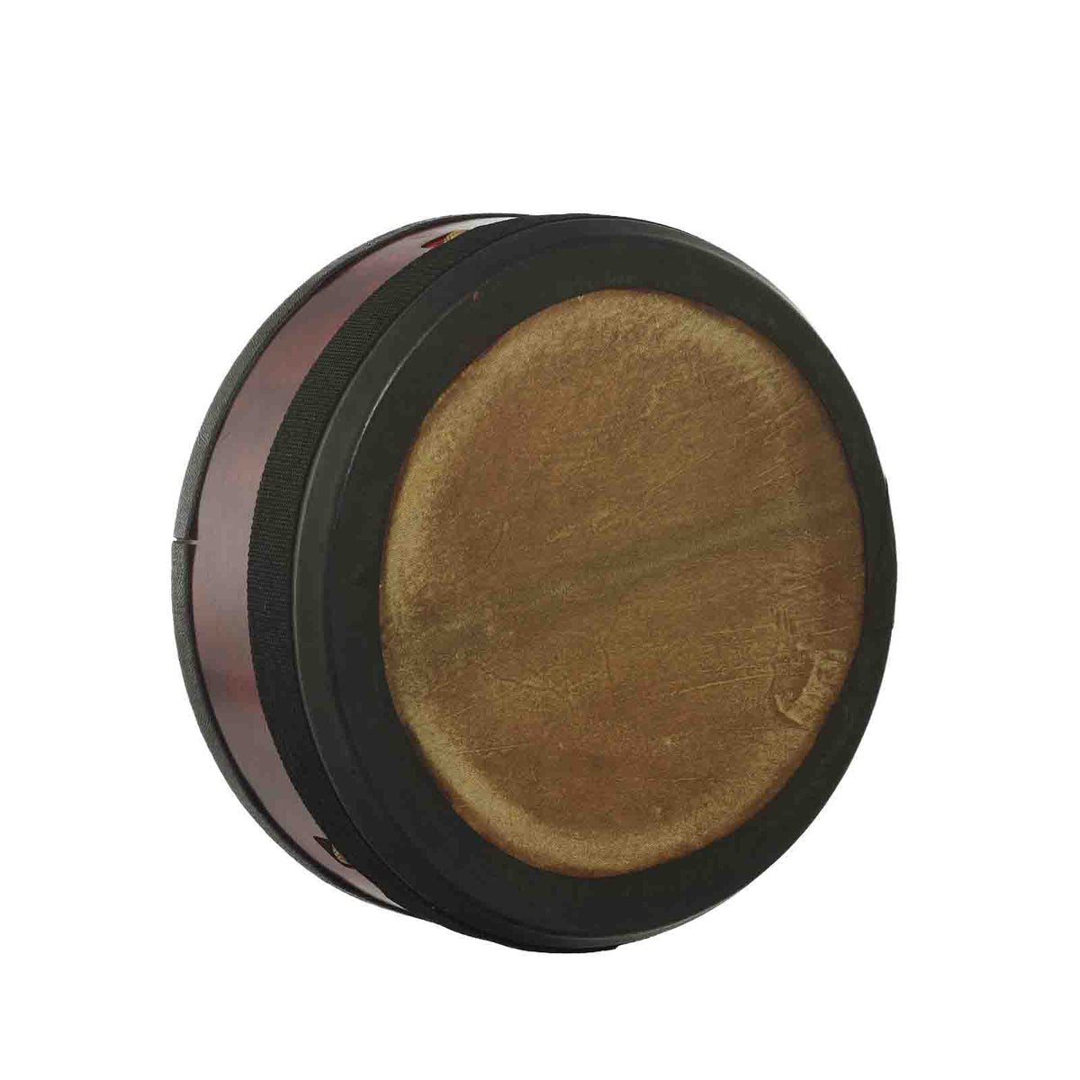 Full Front & Side of Albert Alfonso Da Red Drum 14" Bodhran
