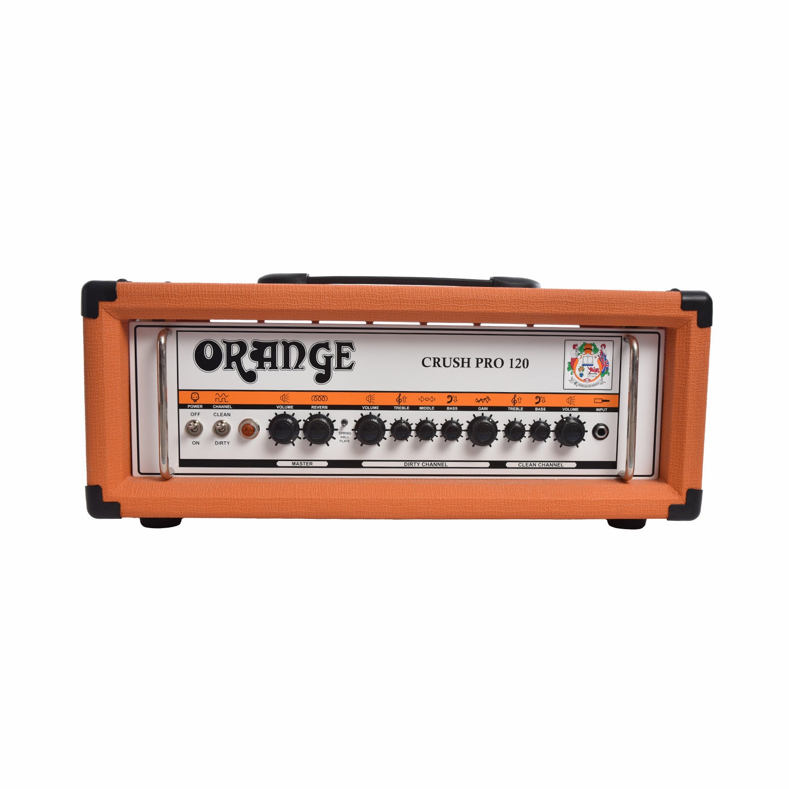 Front of Orange Crush Pro 120 Guitar Amp Head 