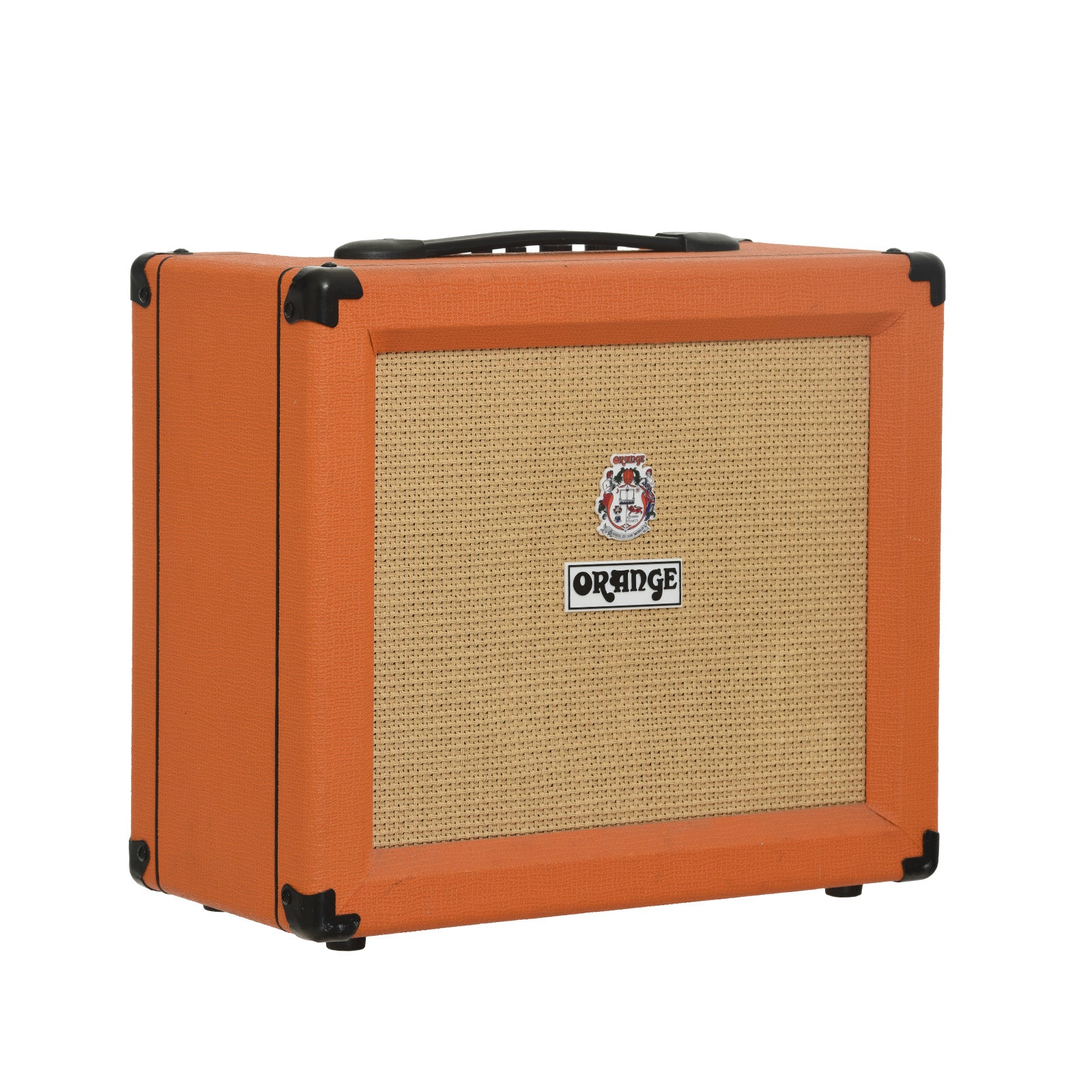 Front and side of Orange Orange Crush 35RT Combo Amplifier