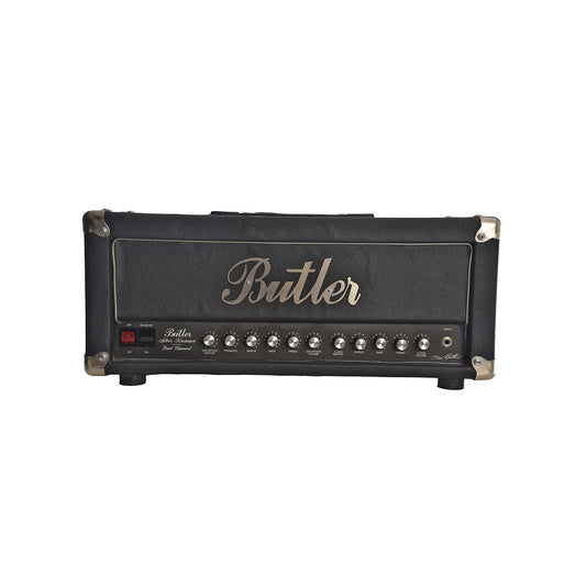 Front of Butler Silver Hammer Amplifier Head