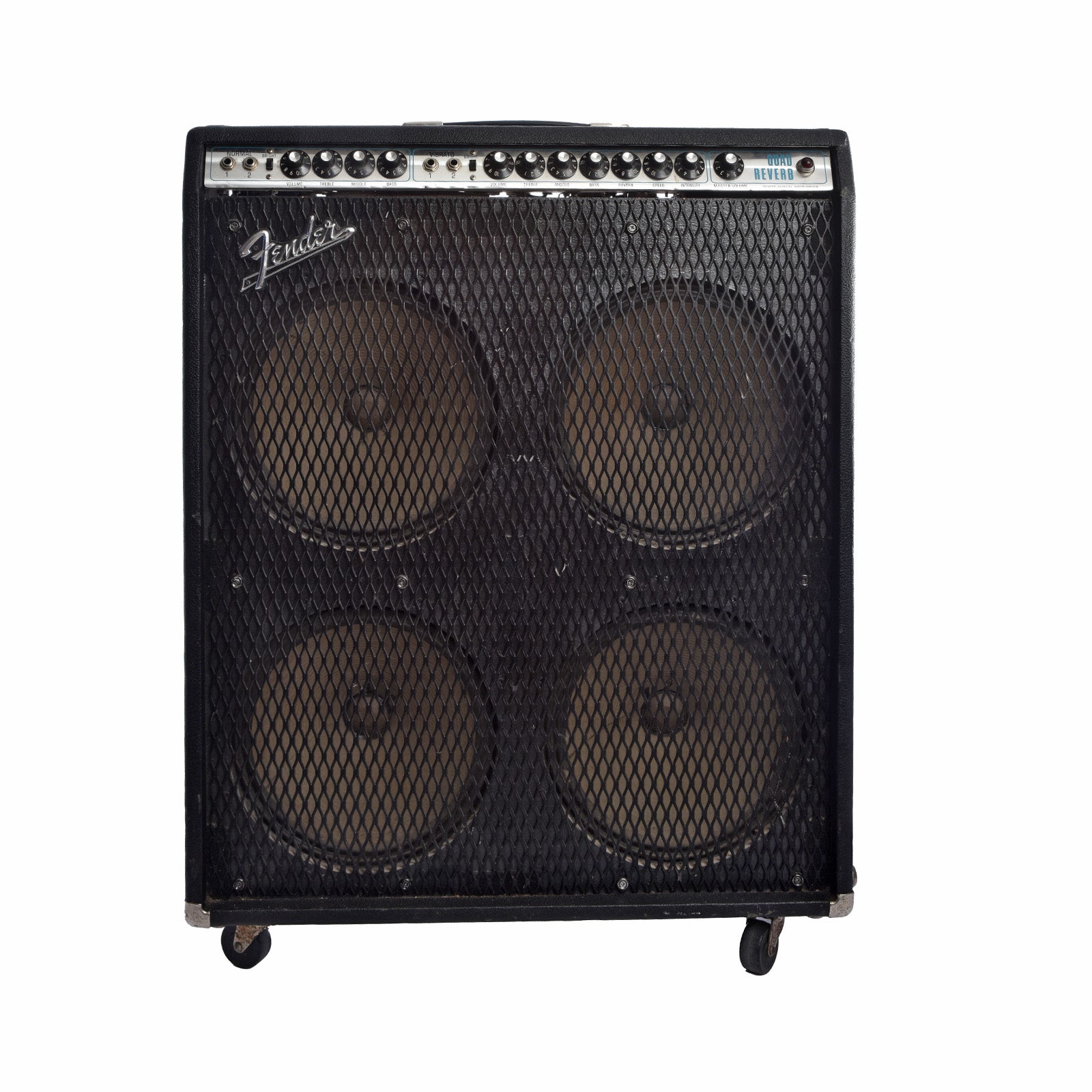 Front of Fender Quad Reverb Combo Amplifier 