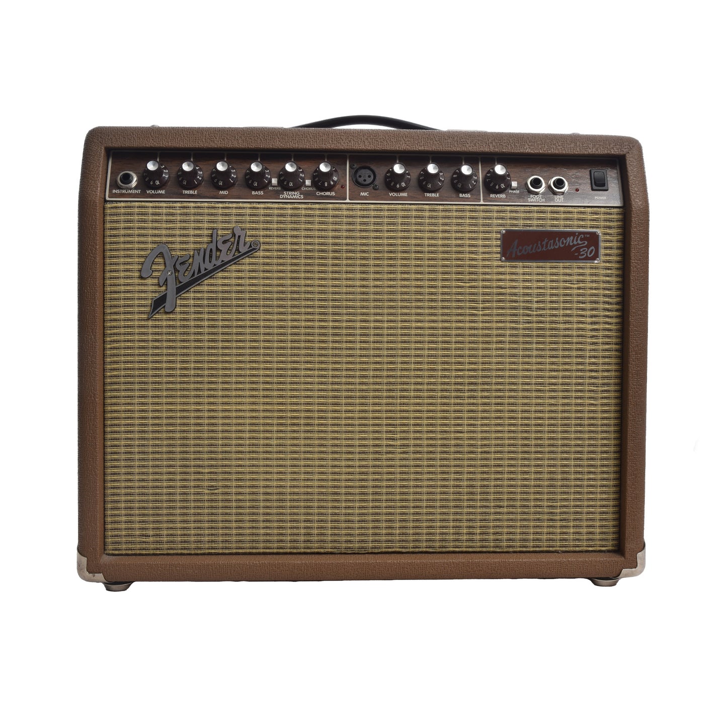 Front of Fender Acoustasonic 30 Combo Amp