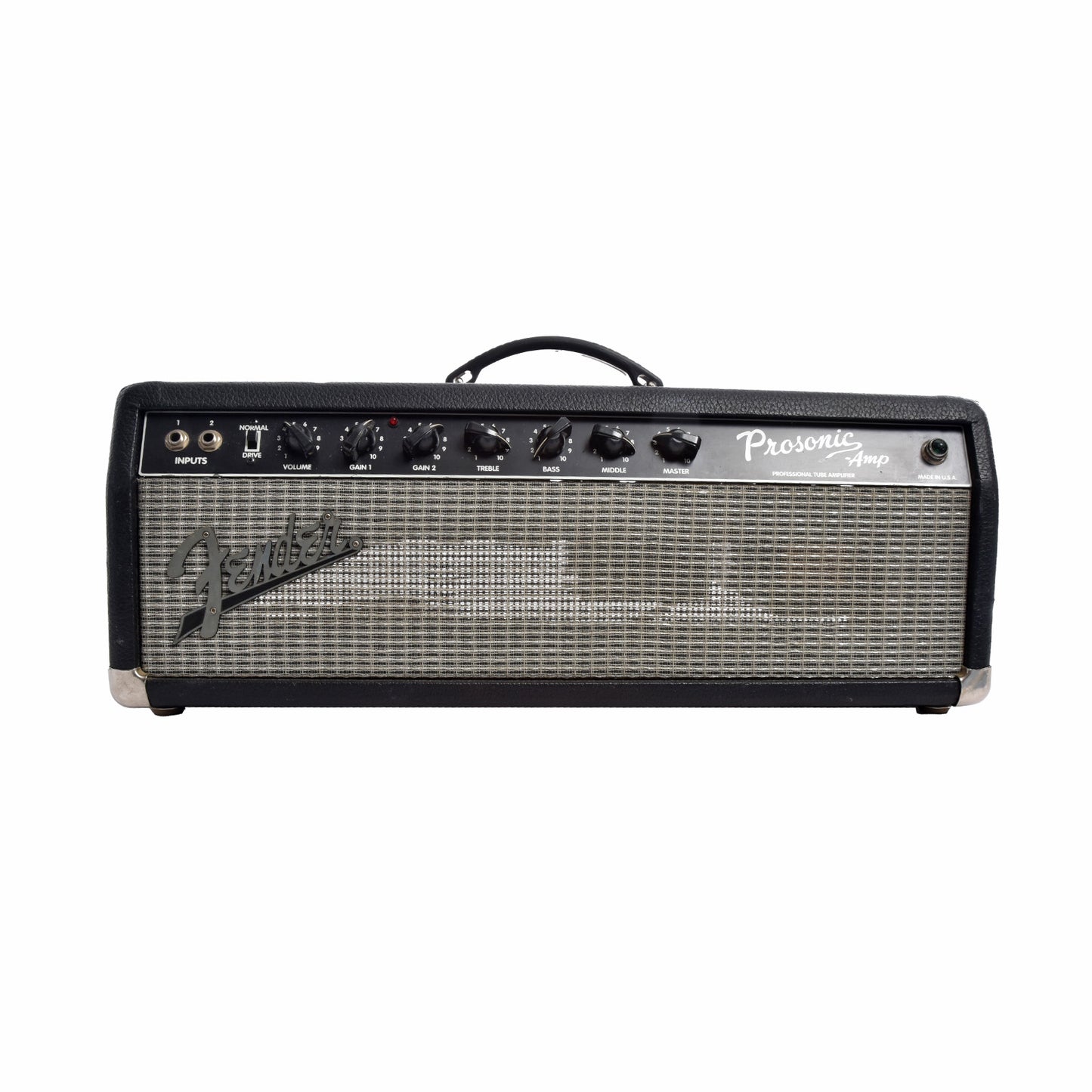 Front of Fender Prosonic Amplifier Head