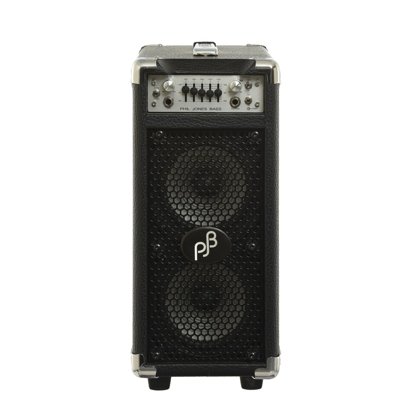 Front  of Phil Jones Briefcase Bass Combo Amp