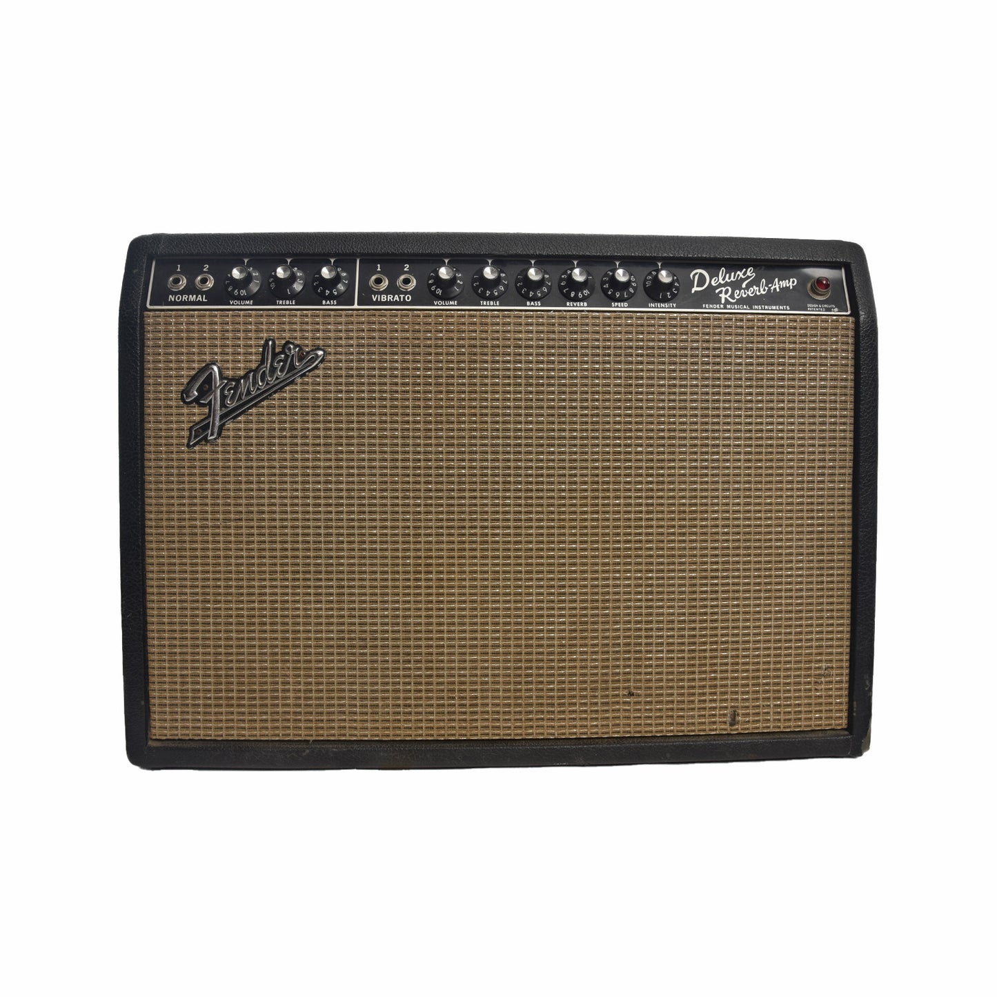 Front of Fender Deluxe Reverb Combo Amp