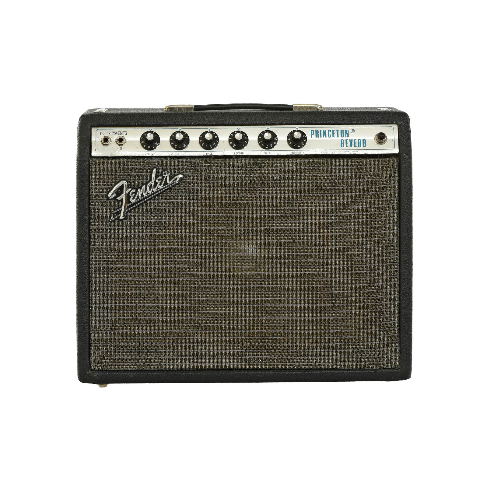 Front of Fender Princeton Reverb Combo Amp