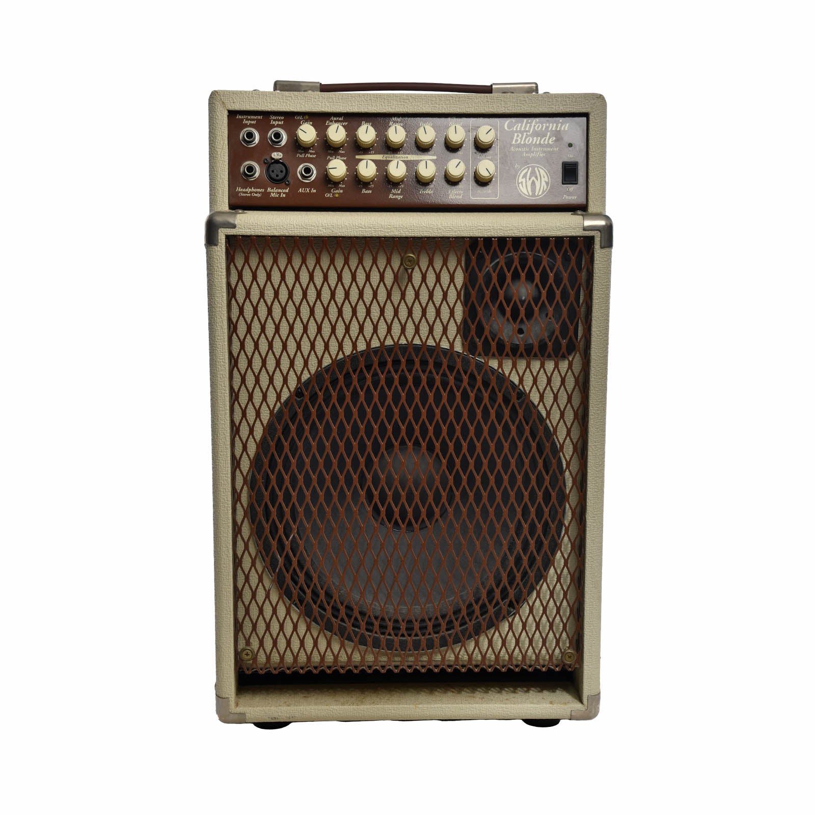 Front of SWR California Blonde Acoustic Combo Amp