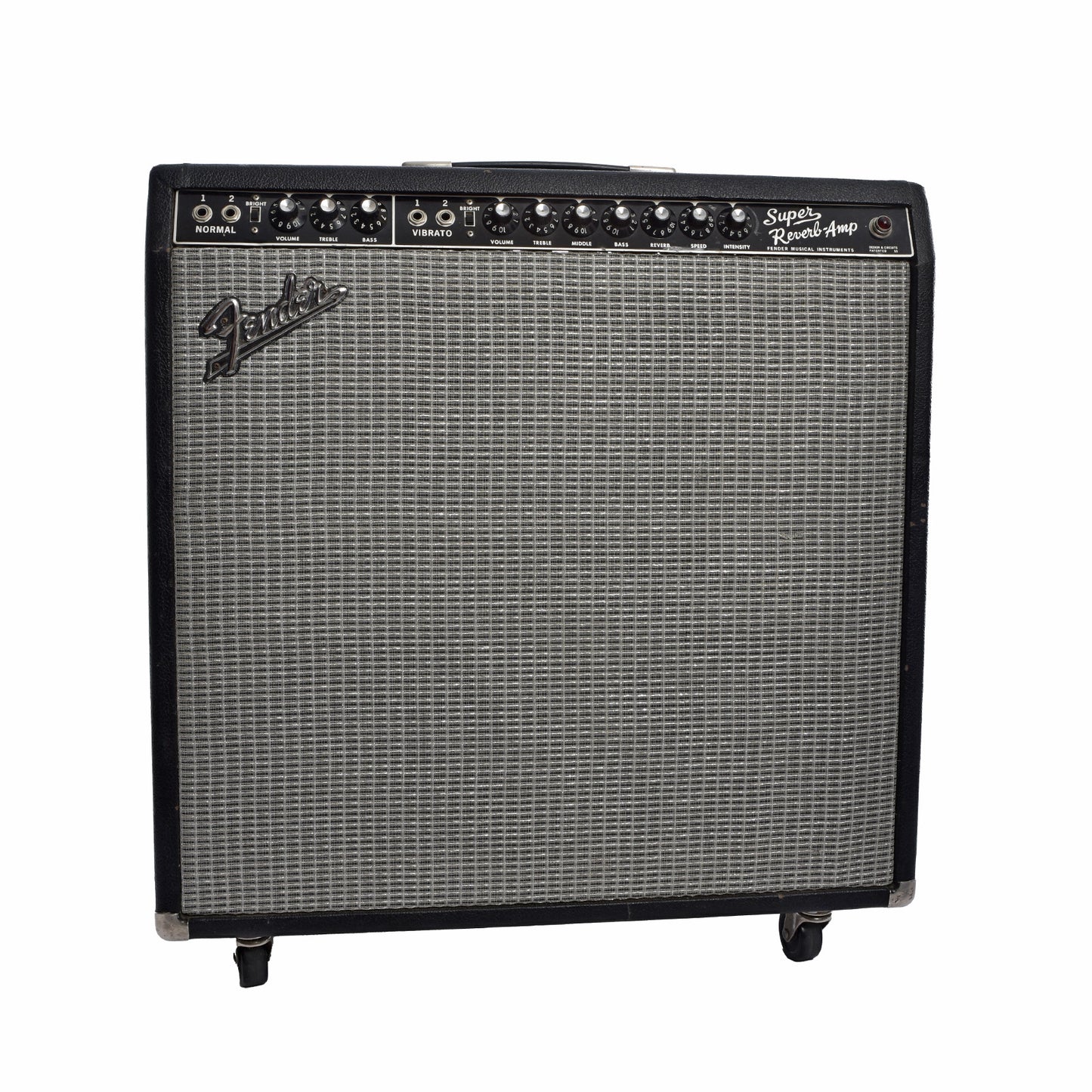 Front of Fender Super Reverb Combo Amplifier 