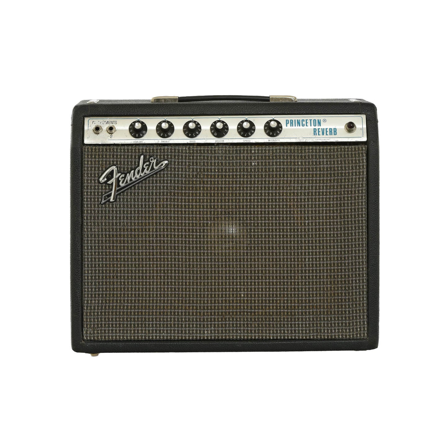 Front of Fender Princeton Reverb Combo Amp