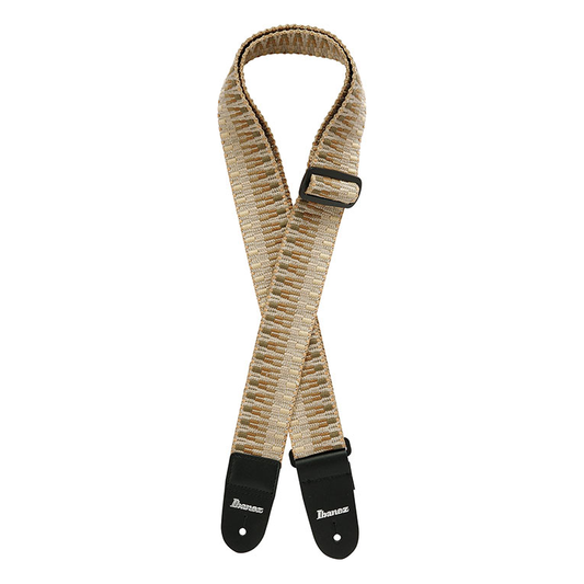 Ibanez GSB50 Braided Guitar Strap, Khaki