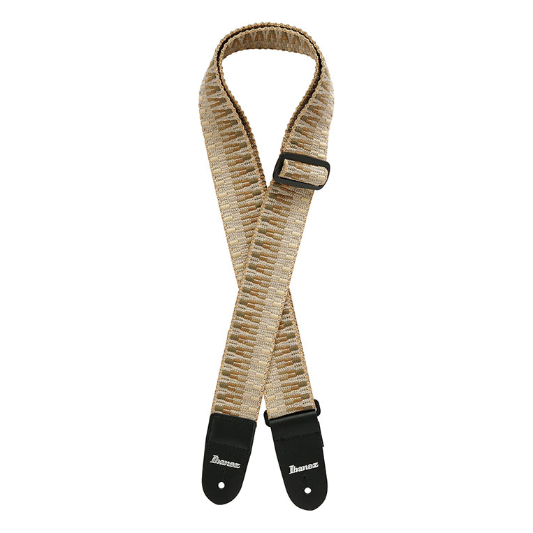 Ibanez GSB50 Braided Guitar Strap, Khaki