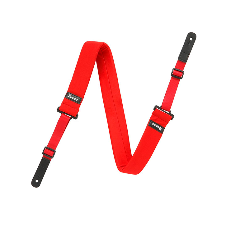 Ibanez Powerpad GSF50 Guitar Strap, Red