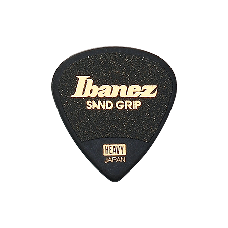 Ibanez Grip Wizard Guitar Picks, Black, Heavy (1.0mm)