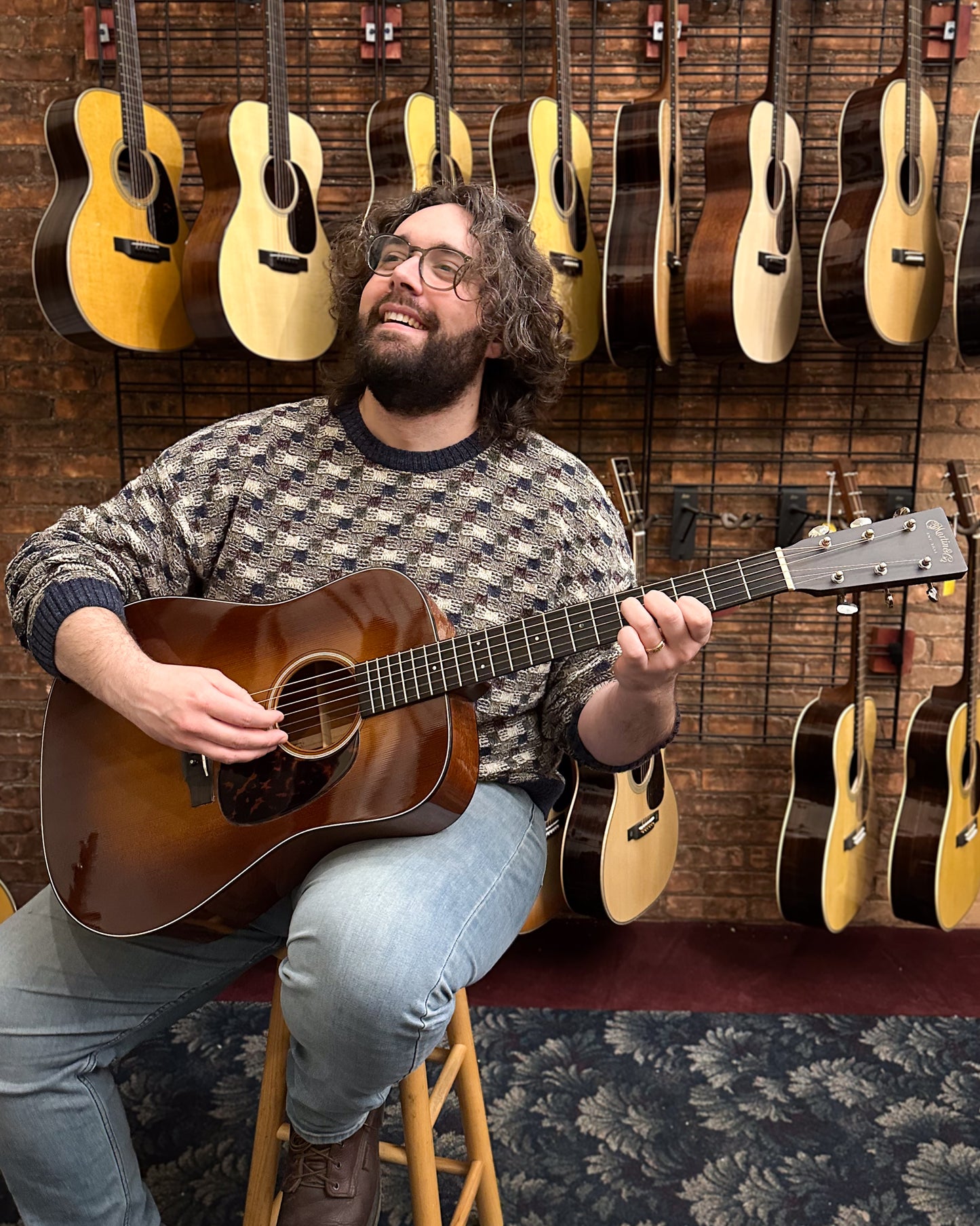 Showroom photo of Martin D-18GE Custom Acoustic Guitar (2012)
