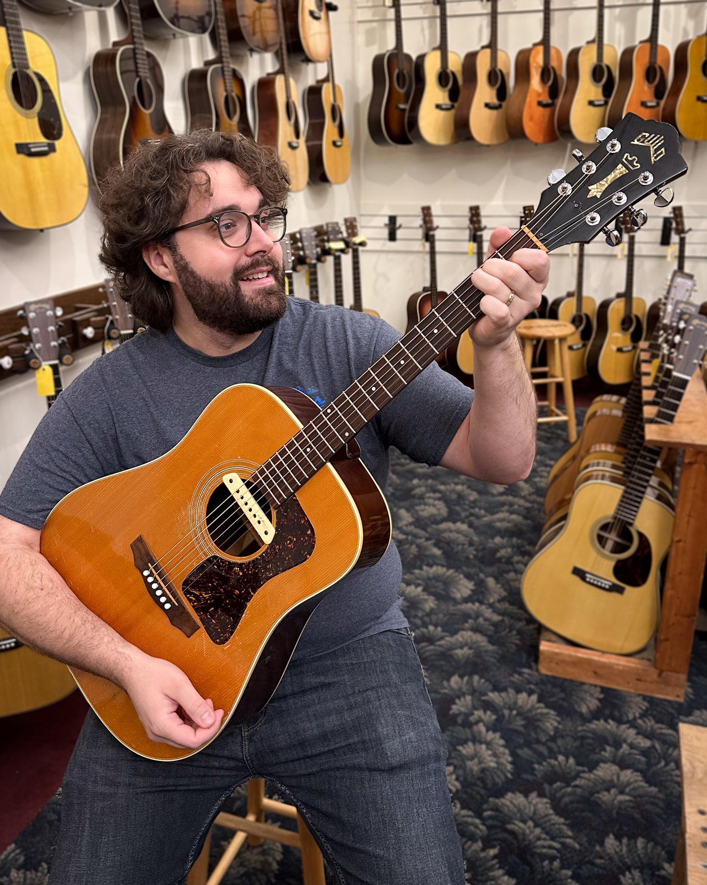 Showroom photo of Guild D-40 NT Bluegrass Jubilee Acoustic Guitar (1986)