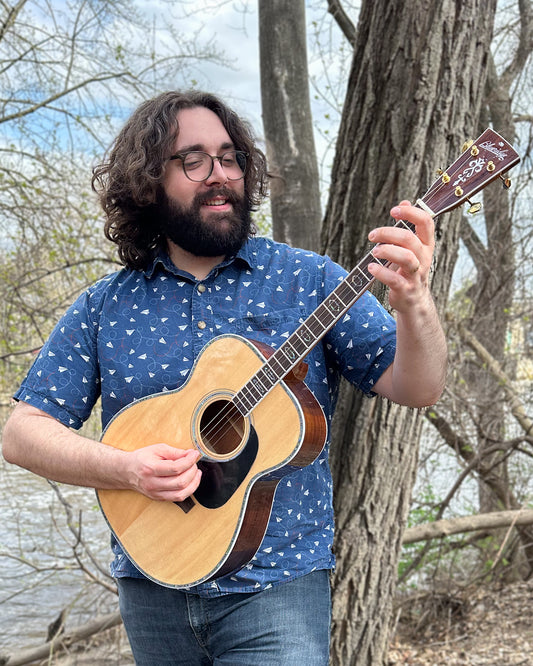 Showroom photo of Blueridge Contemporary Series BR-70T Tenor Guitar & Gigbag