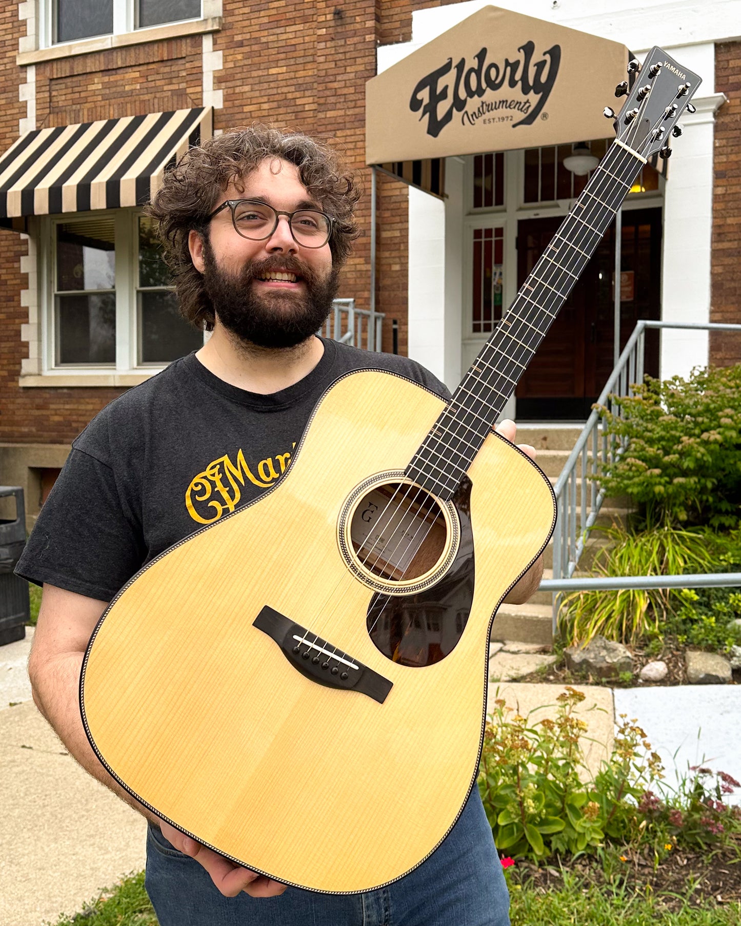 Showroom photo of Yamaha FG9 M Limited Edition Acoustic Guitar & Case