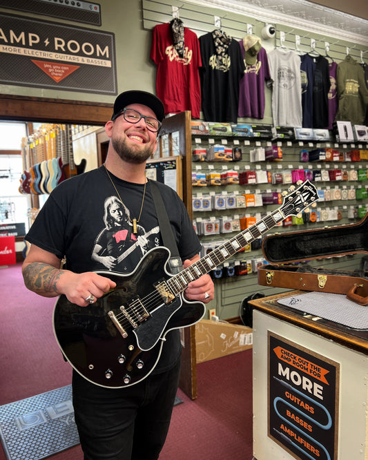 Showroom photo of Gibson ES-355 Semi-Hollowbody Electric Guitar (2018)