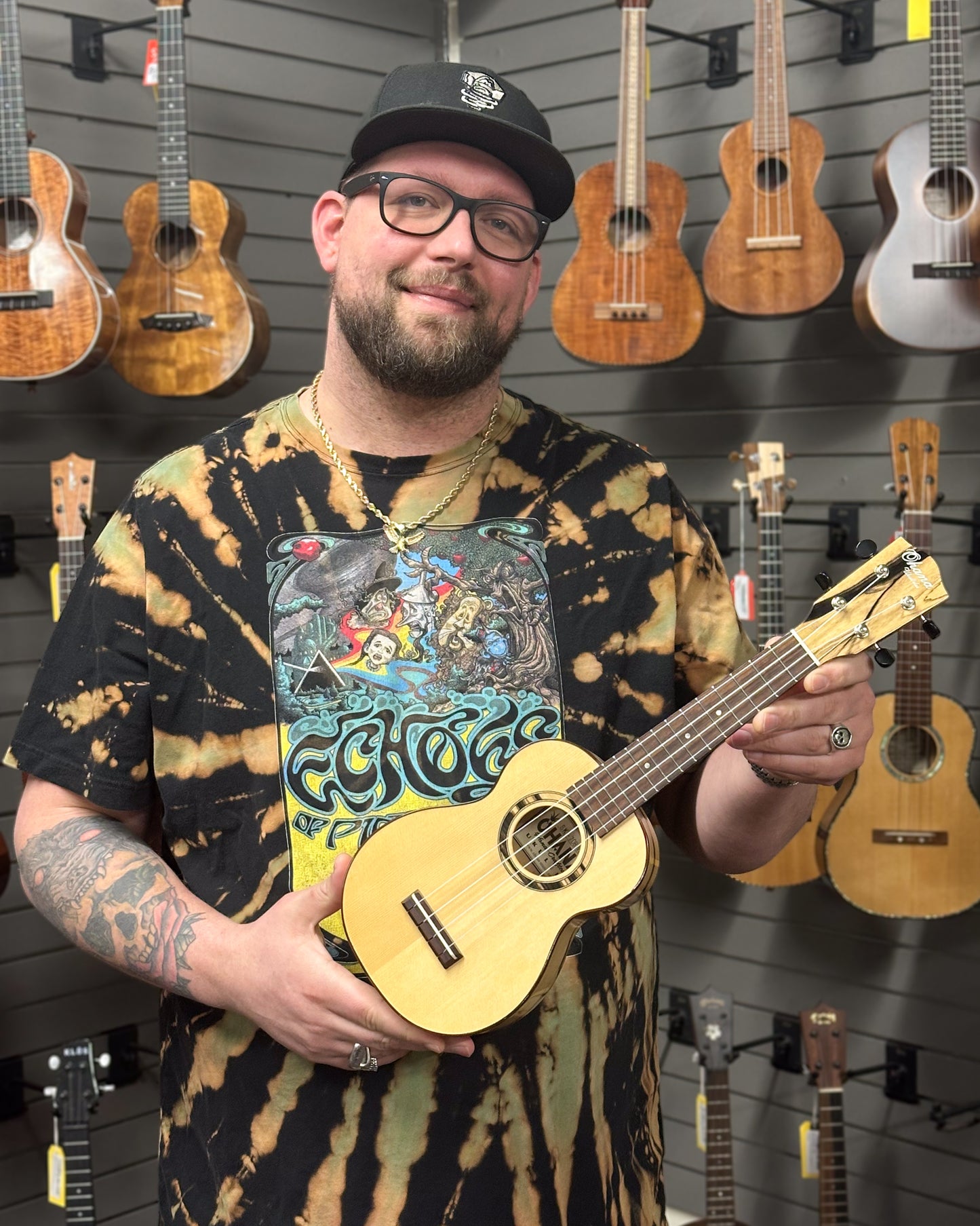 Showroom photo of Ohana SK-70BWE Soprano Ukulele (c.2018)