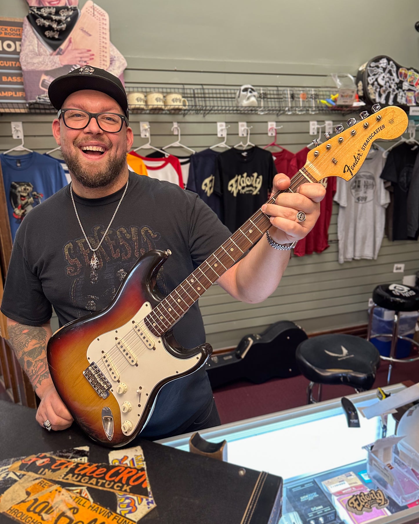 Showroom photo of Fender Stratocaster Electric Guitar (1971)