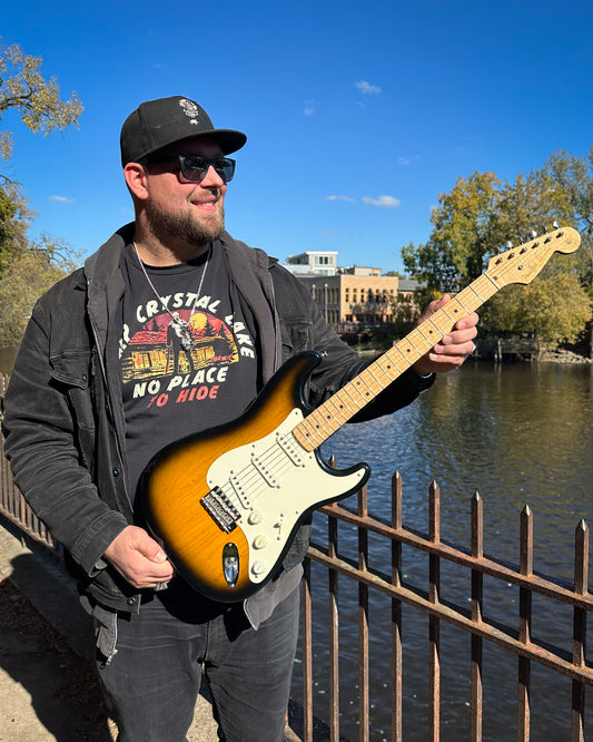 Showroom photo of Fender Custom Shop '54 Reissue Stratocaster Electric Guitar (1996)