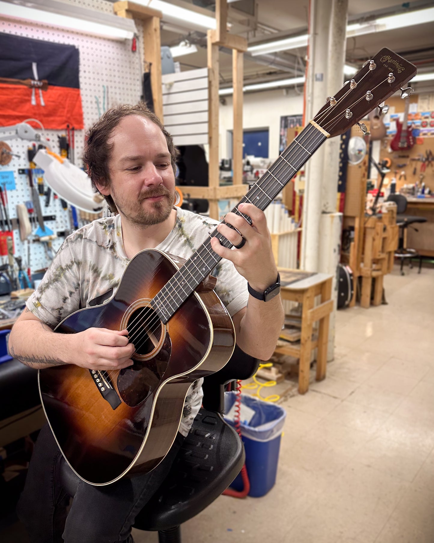 Showroom photo of Martin 000-28EC Sunburst Acoustic Guitar (2012)