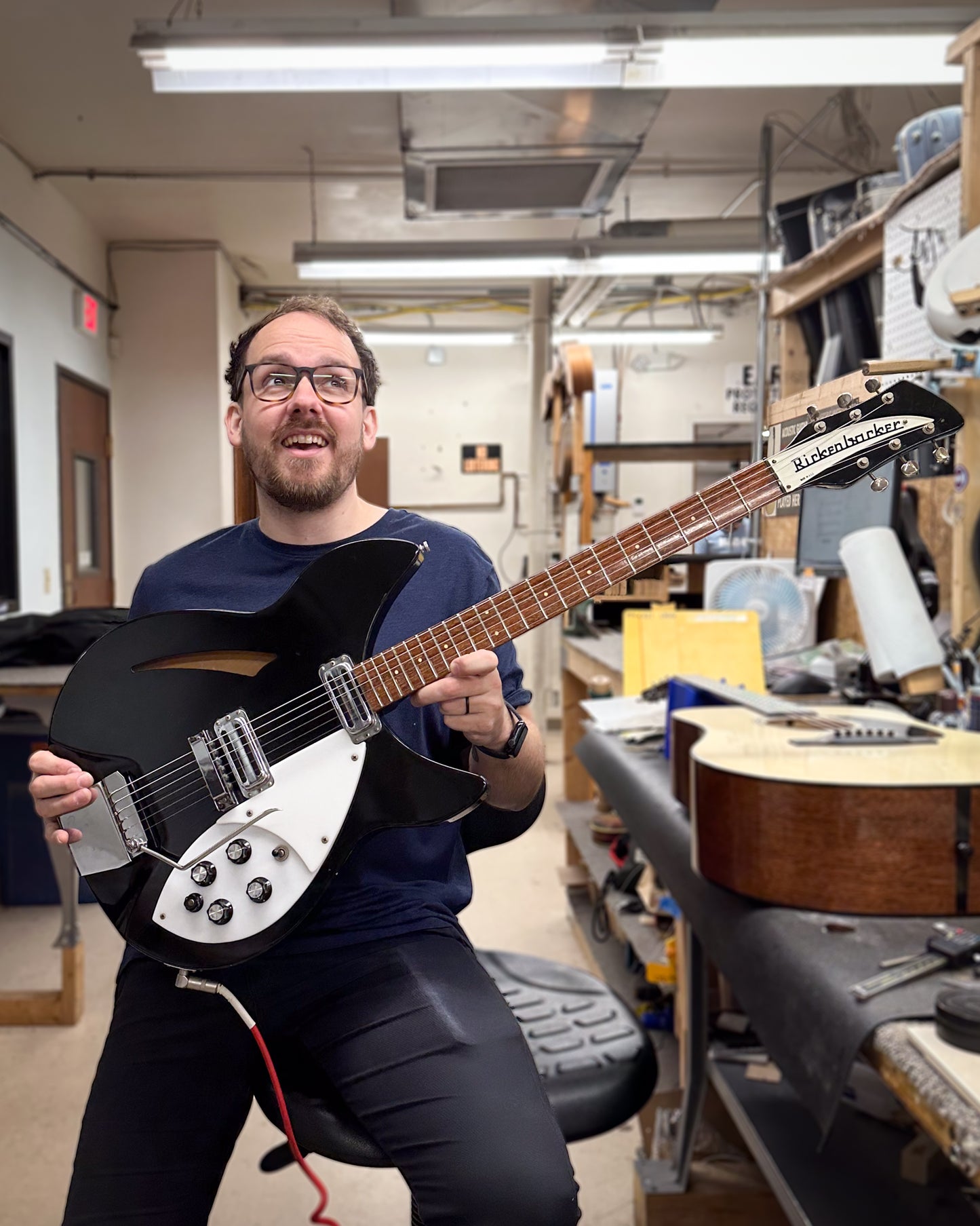 Showroom photo of Rickenbacker 335 Hollowbody Electric Guitar (1967)