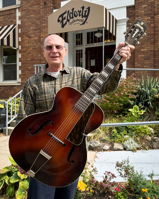 Showroom photo of Kay Symphonie Archtop Guitar (c.1939)