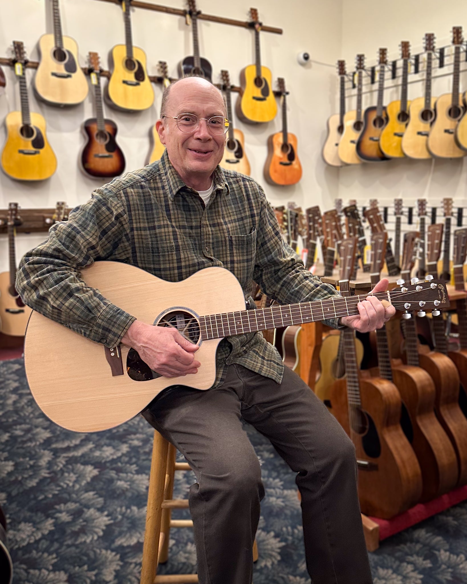 Showroom photo of Martin SC-10E Modern Acoustic Guitar & Gigbag