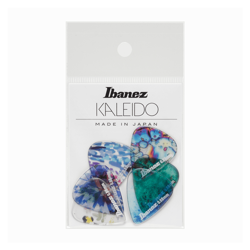 Pack of Ibanez Kaleido Guitar Picks, Medium-Heavy (0.88mm)