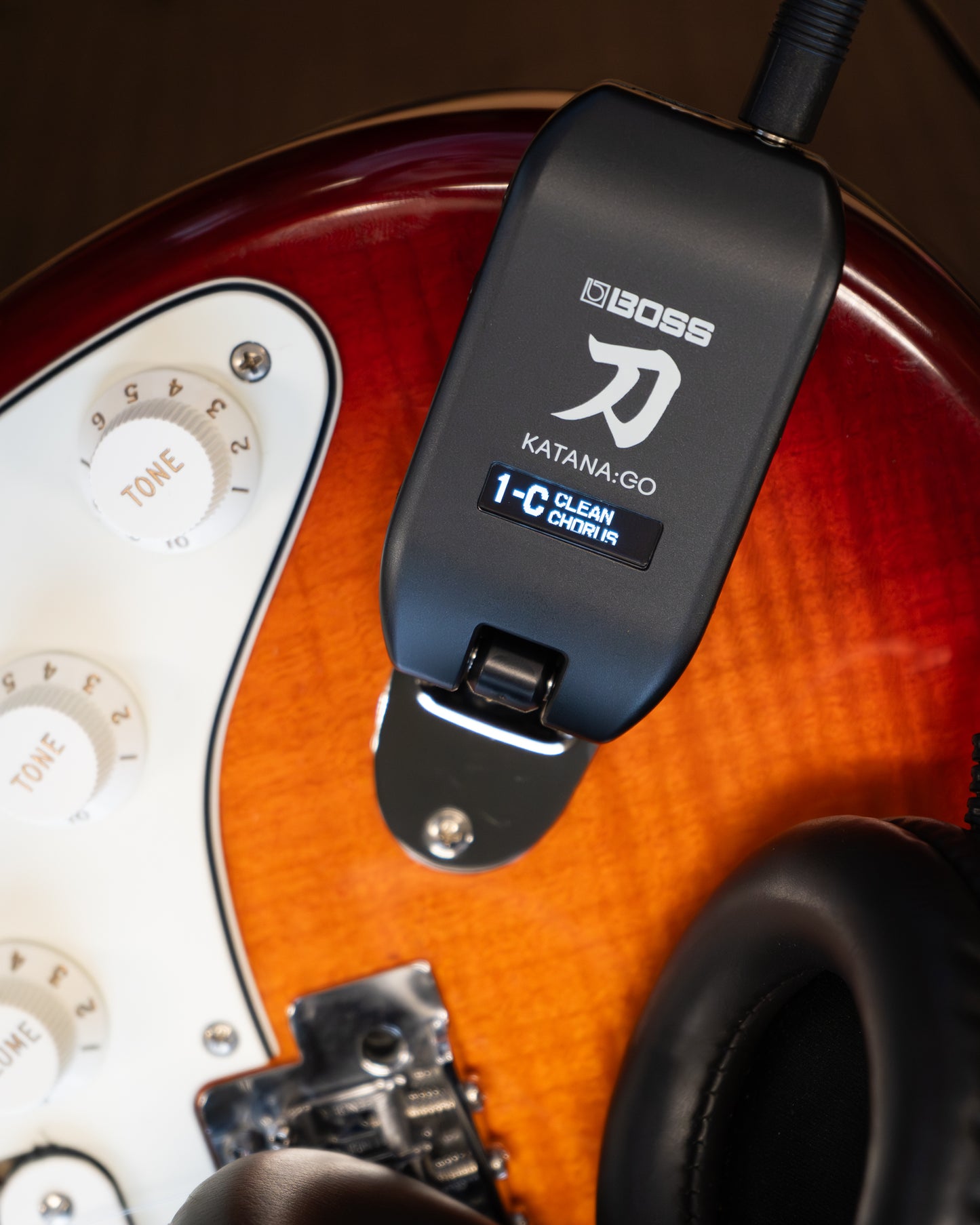 Showroom photo of Boss Katana:Go Personal Headphone Guitar Amplifier