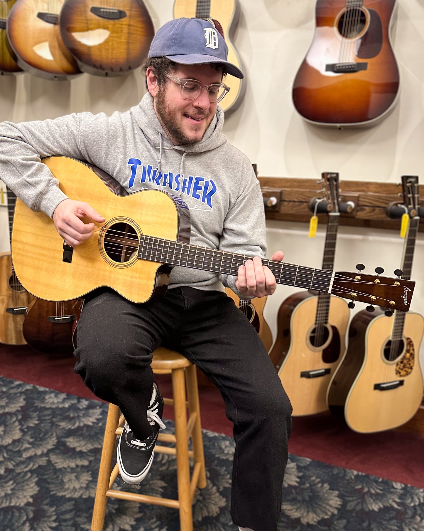 Showroom photo of Bourgeois The Soloist OMC Acoustic Guitar (2014)