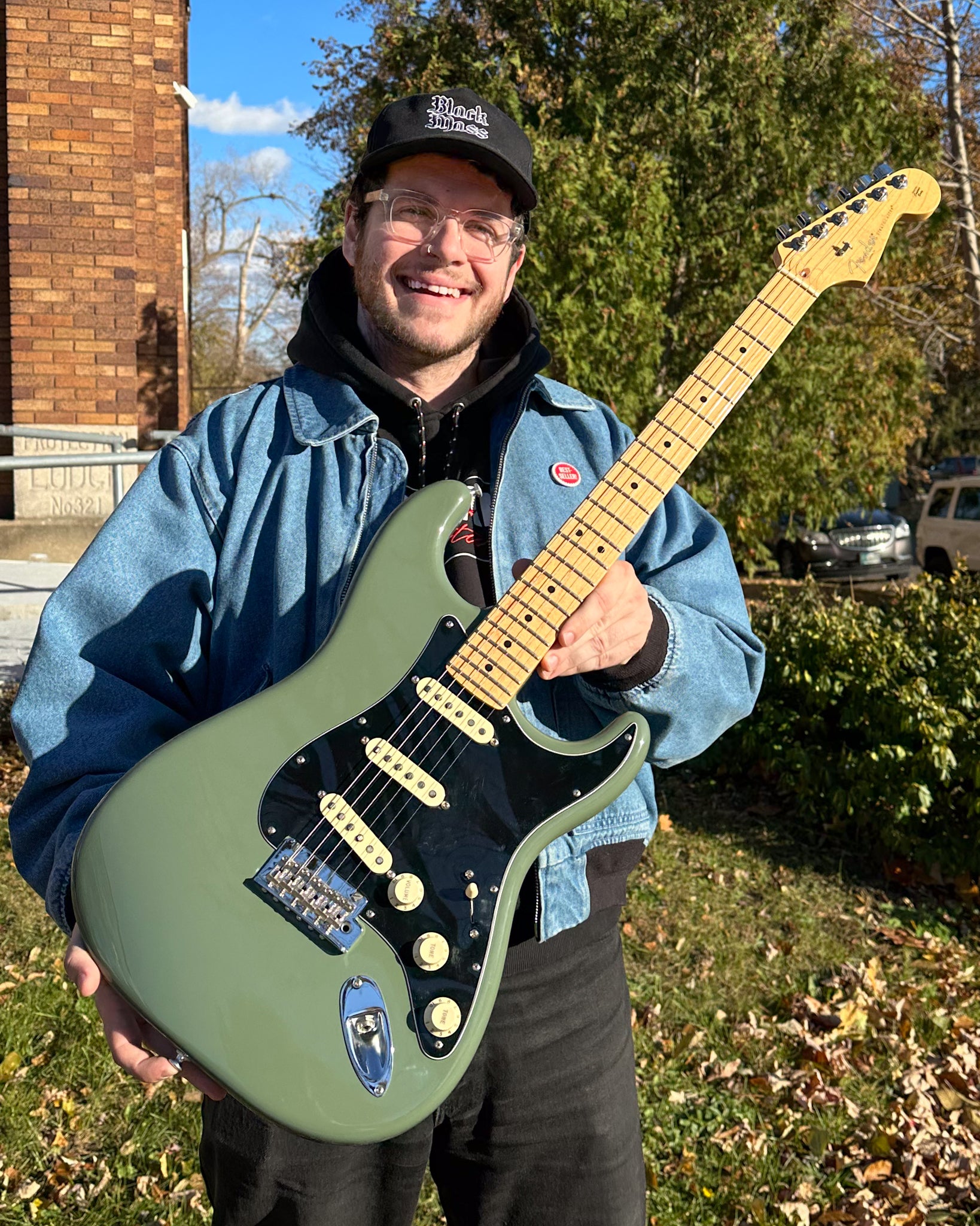 Showroom photo of Fender American Professional Stratocaster Electric Guitar (2017)