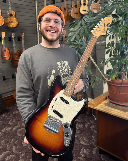 Showroom photo of Fender Vintera 60's Mustang Electric Guitar (2019)