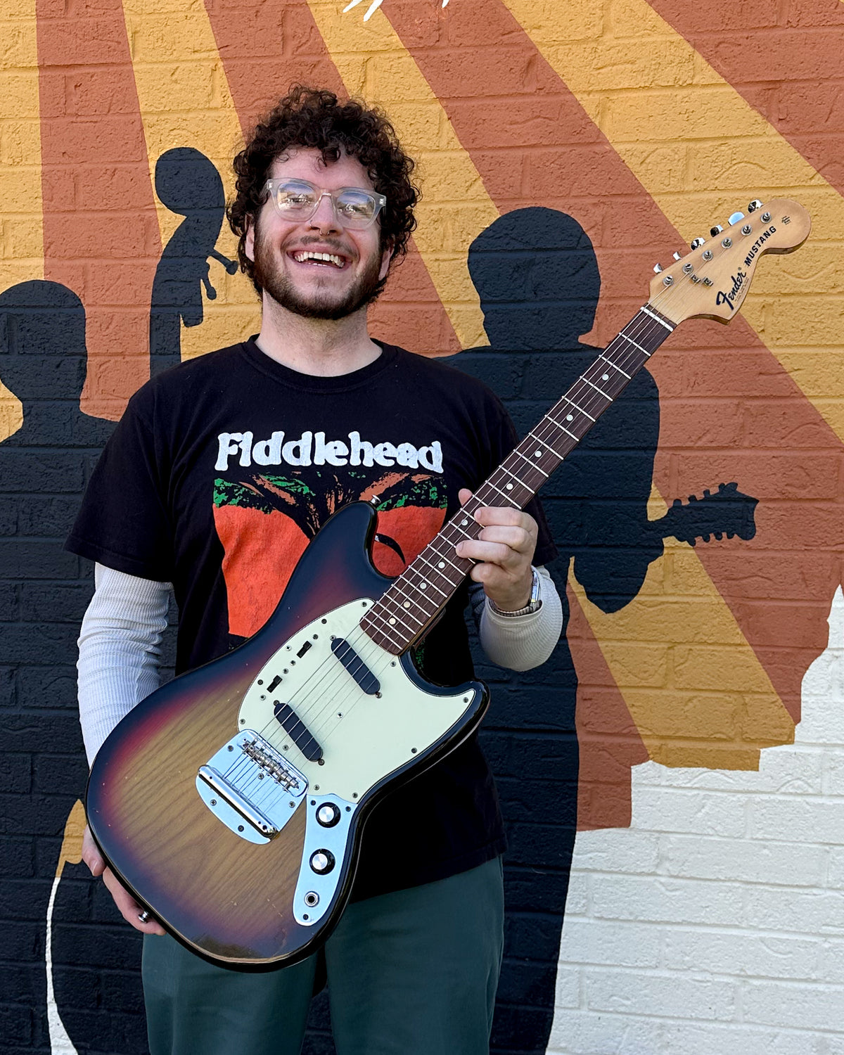 Showroom photo of Fender Mustang Electric Guitar (1976)