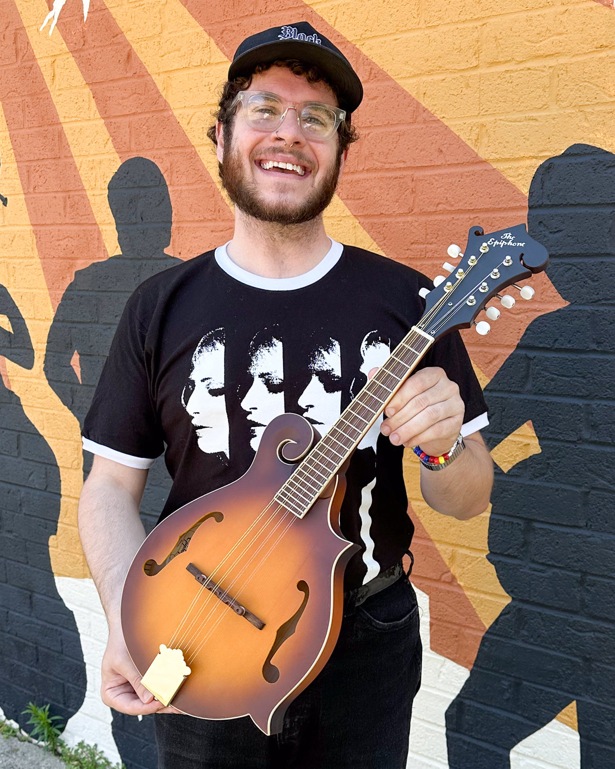 Showroom photo of Epiphone F-5 Studio F-Style Mandolin & Gigbag, Sunburst
