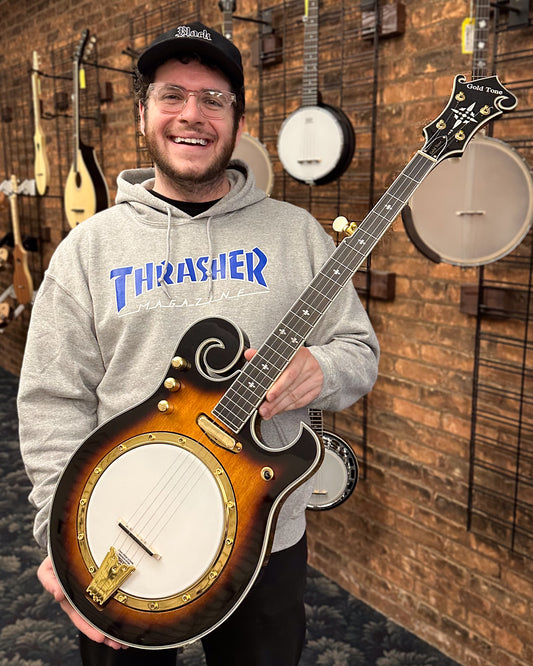 Showroom photo of Gold Tone EBM-5 Electric 5-String Banjo