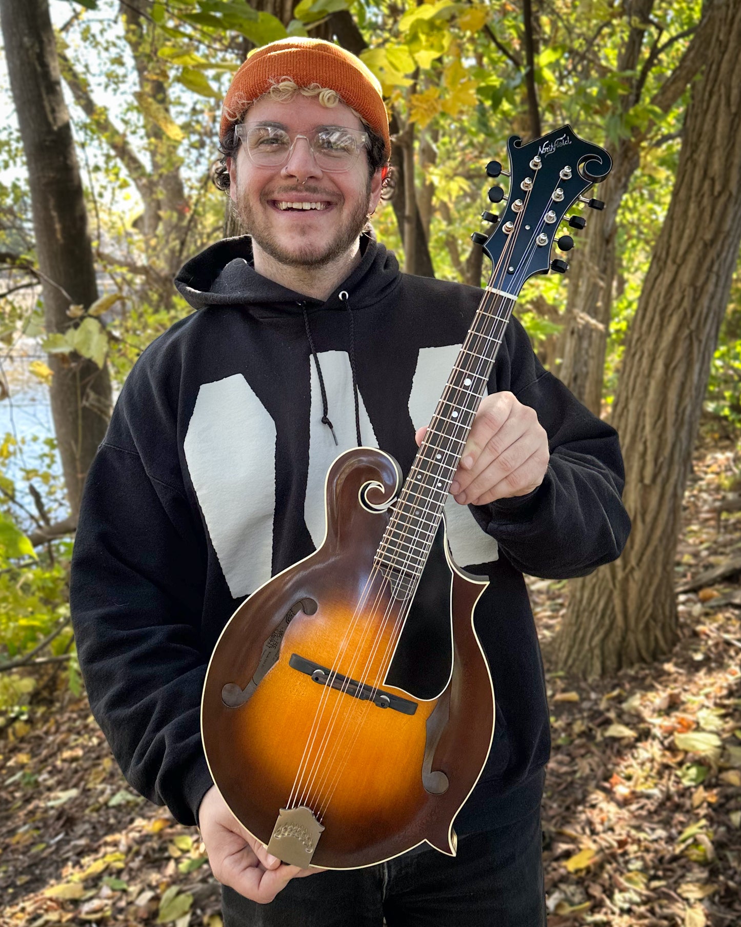 Showroom photo of Northfield Workshop S-Series NFS-F5E Mandolin & Case