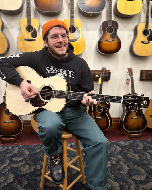 Showroom photo of Santa Cruz Custom H Model Acoustic Guitar