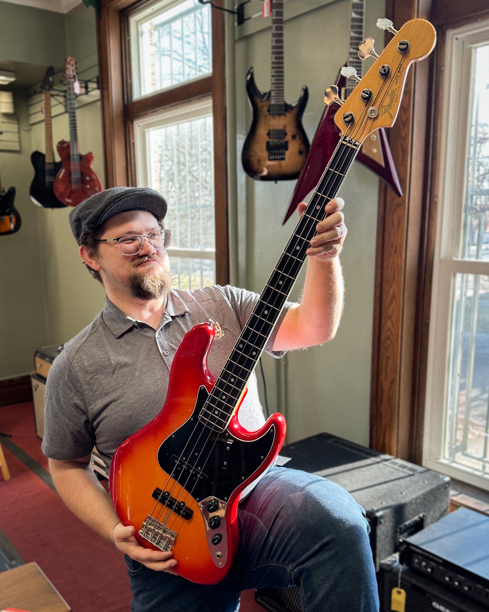 Fender Rarities Flame Ash Top Jazz Bass (2019)