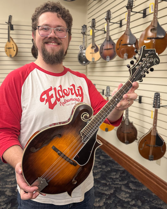 Showroom photo of Northfield NFB-F5Altd Limited Edition Big Mon F-Style Mandolin & Case
