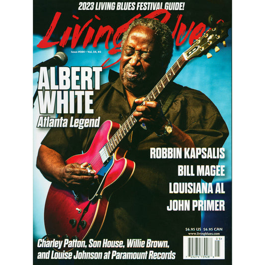 Front Cover of Living Blues Magazine - May 2023