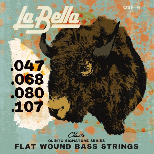 Olinto Signature Flat Wound Bass Strings